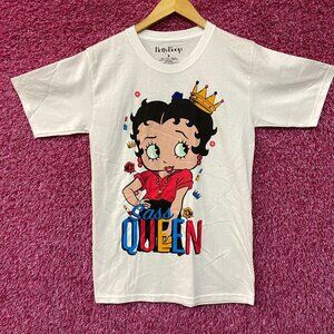 Betty Boop Sass Queen Graphic Design Cute T-Shirt Small